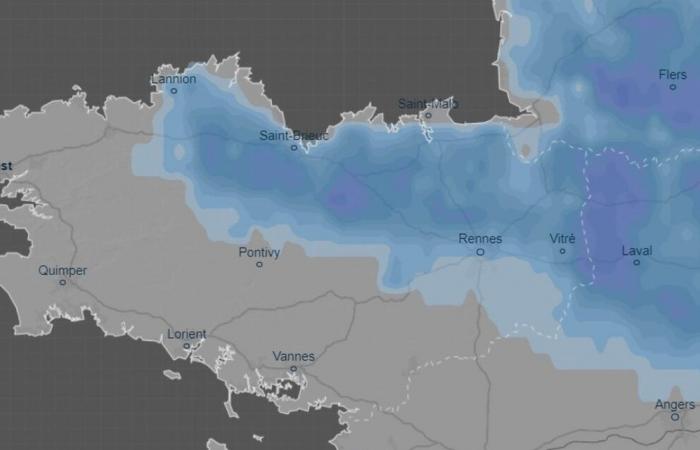 “Hasta 10 cm en el suelo”: aquí es donde caerá la nieve en Ille y Vilaine