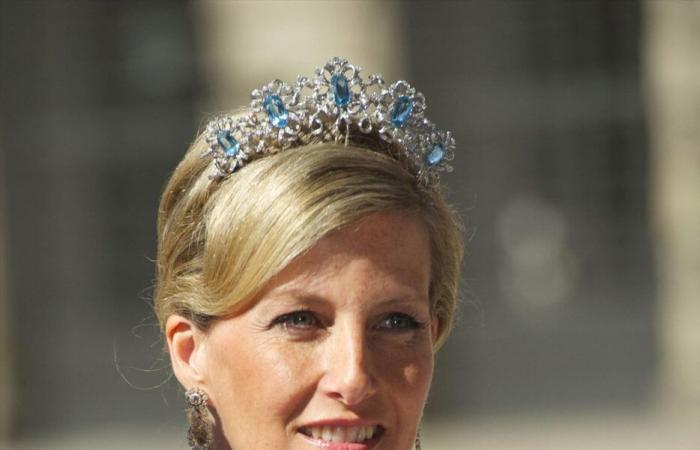 La reina Camilla usa la muy rara tiara de aguamarina de la reina Isabel II para honrar al cuerpo diplomático