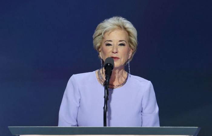 EE.UU.: Trump elige a la empresaria Linda McMahon para dirigir Educación