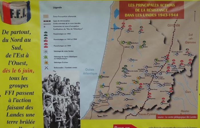 Las Landas FFI liberan las Landas, una exposición para la transmisión de la memoria.