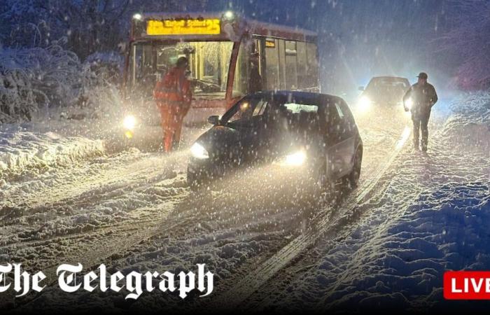 Met Office emite advertencias de nieve y hielo