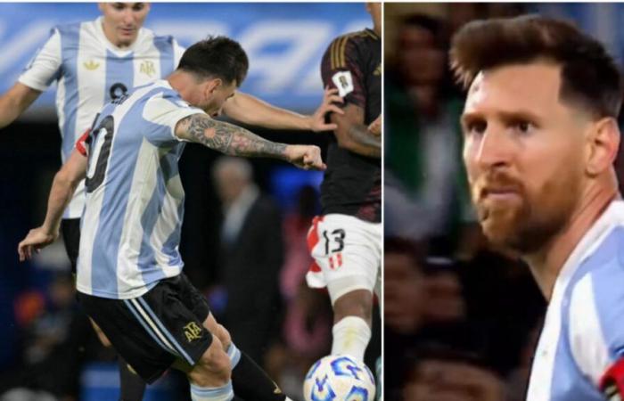 Lionel Messi ataca a un defensor contrario y revela una frase legendaria (video)