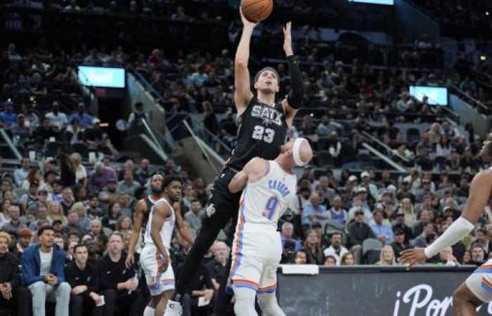 Sin Victor Wembanyama, los Spurs derrotan a los Thunder • Basket USA