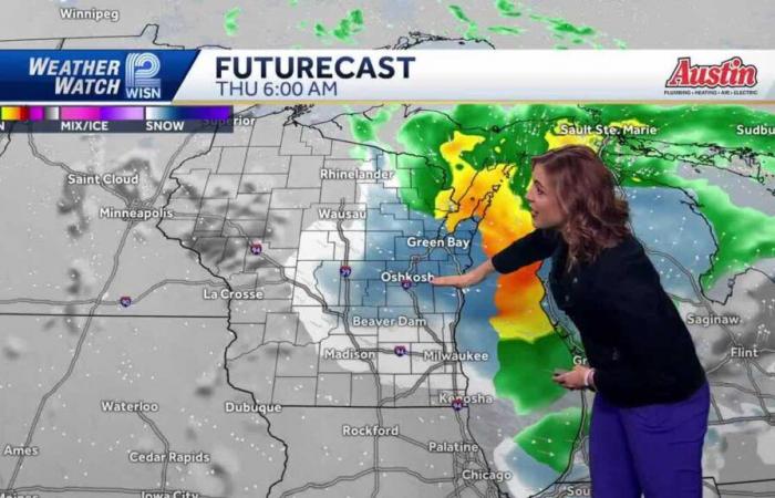 Día de impacto: desde lluvias hasta nieve