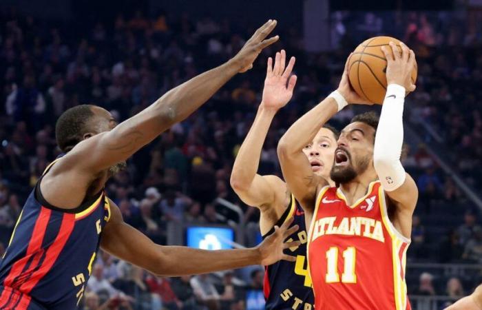 Resultados de la NBA: la defensa de Draymond Green lleva a los Warriors a superar a los Hawks