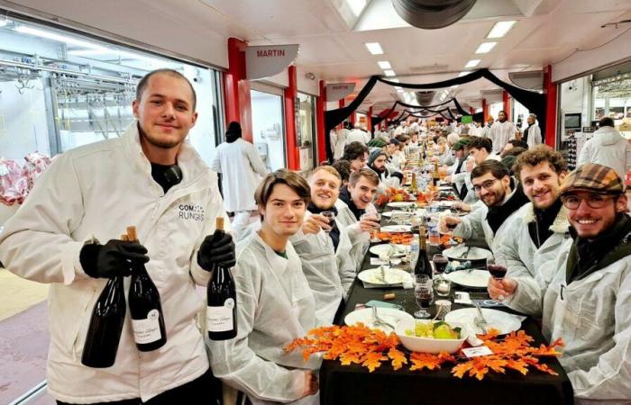 Banquete XXL, fanfarria y barbacoa… Son las 6 y Rungis descorcha el Beaujolais Nouveau