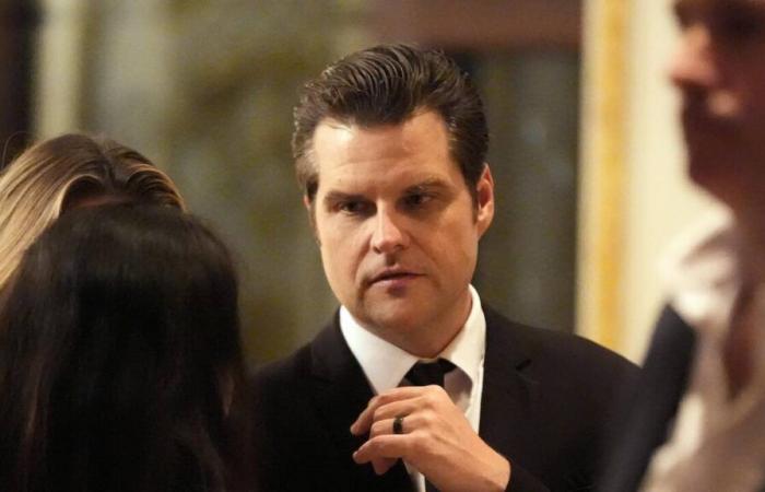 Matt Gaetz, criticado, renuncia al cargo de ministro de Justicia de Donald Trump