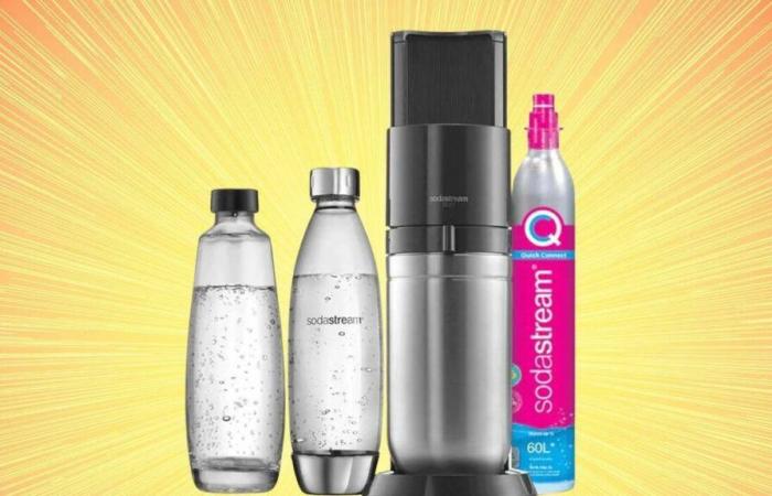 Pasa del agua sin gas al agua con gas en un abrir y cerrar de ojos con esta máquina de Sodastream por menos de 120 euros