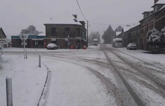 EN FOTOS. La tierra de Flers se despierta bajo la nieve: una decoración navideña