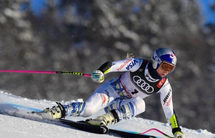 Esquí: Lindsey Vonn espera volver a competir en Suiza