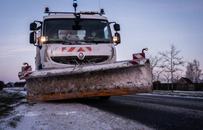 Tráfico difícil en las carreteras alrededor de Louviers.