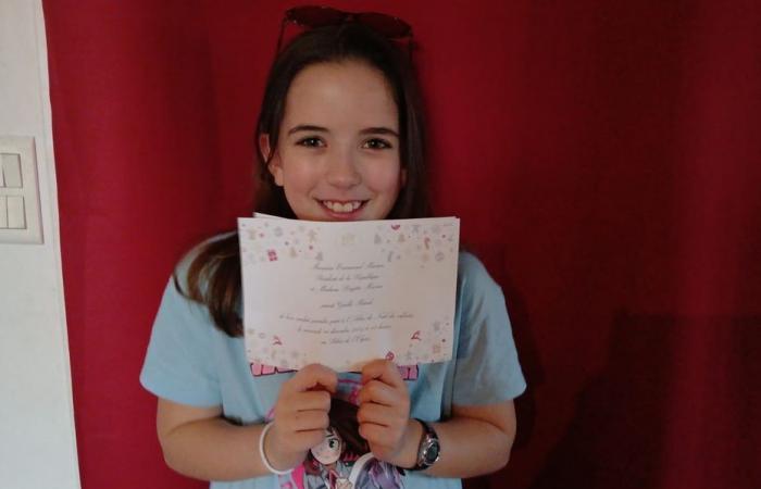 Invitada al Elíseo, Gaëlle, de 10 años, nos cuenta por qué le escribió a Emmanuel Macron para una presentación