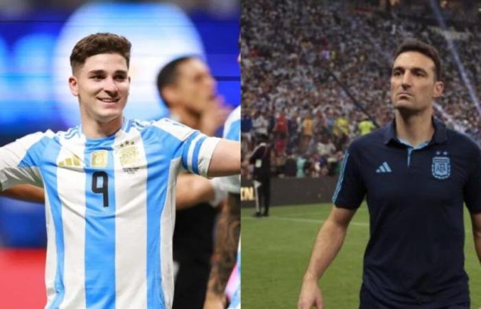 Scaloni no se calló sobre Julián Álvarez antes de jugar con Perú: “No es…”