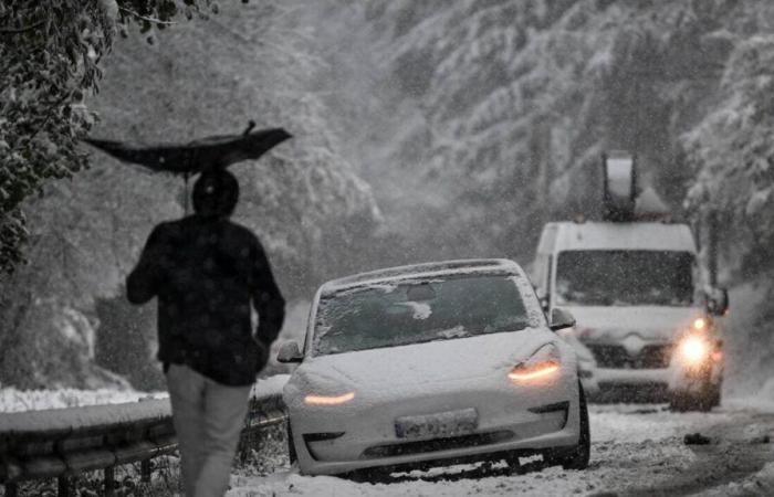 EN FOTOS. Rennes, París, Estrasburgo… Media Francia bajo la nieve tras la tormenta Caetano