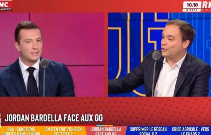 disputa entre Jordan Bardella y Charles Consigny en RMC