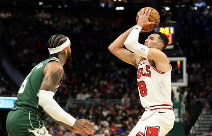 Los Chicago Bulls caen ante los Milwaukee Bucks y Giannis tiene 41 puntos