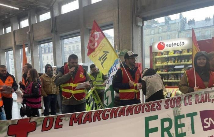 En Fret SNCF, los trabajadores ferroviarios son escasos en Nantes