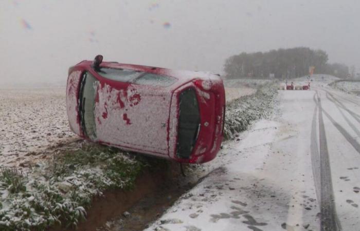 Decenas de accidentes en el oeste de Francia.