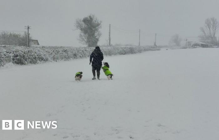 La nieve y el hielo cierran las escuelas mientras se avecina la tormenta Bert