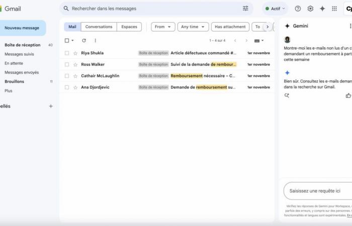 Google Docs, Sheets y Gmail están evolucionando mucho en Francia