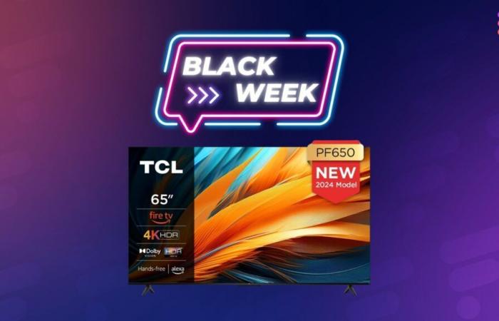 Amazon quiere liquidar stock de este gran televisor 4K de 65 pulgadas con Fire TV integrado durante la semana del Black Friday