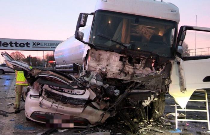 Hielo negro en las carreteras durante la noche, los bomberos abrumados: “Una noche así, rara vez la pasamos en una cantera”