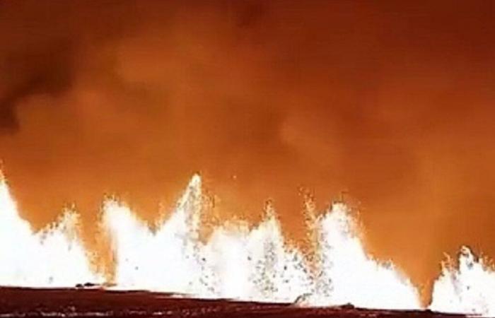 Nueva espectacular erupción volcánica en Islandia, la séptima en menos de un año: ¡vídeos!