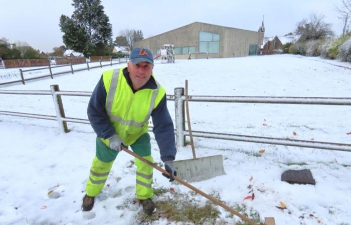 La pequeña ciudad de Côtes-d’Armor se despertó con 5 cm de nieve, pero puede contar con Bernard