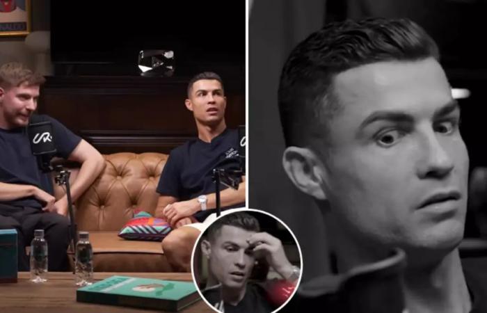 La reacción de Cristiano Ronaldo después de que MrBeast le dijera que está ‘a punto de morir’ porque tiene casi 40 años – Man Utd