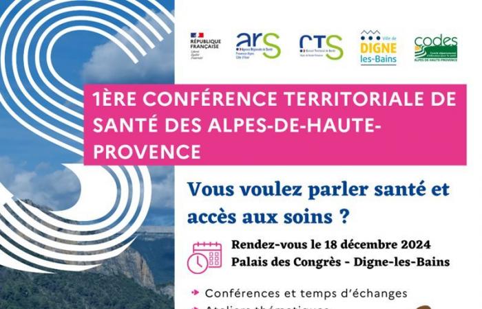 Reserve la fecha: 1.ª conferencia territorial de salud de los Alpes de Alta Provenza