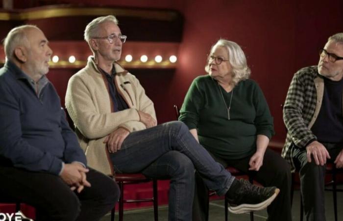 Émus, Thierry Lhermitte, Josiane Balasko y Gérard Jugnot rinden un nuevo homenaje a Michel Blanc