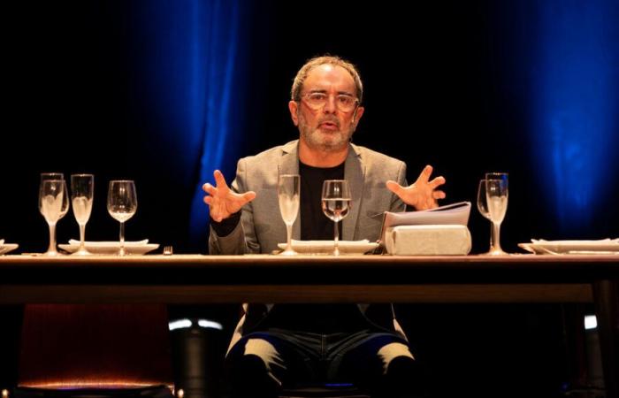 Teatro: Bruno Solo, basura corriente en “Le Dîner”