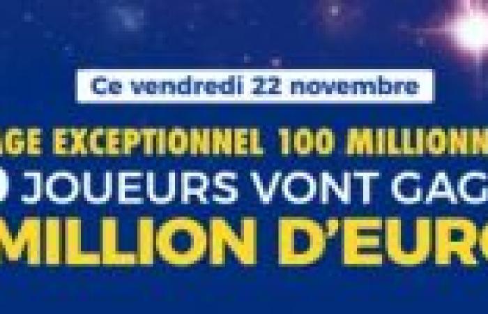 Euromillones viernes 22 de noviembre de 2024: ¡189 millones de euros en juego + 100 millones en MyMillion! – FDJ