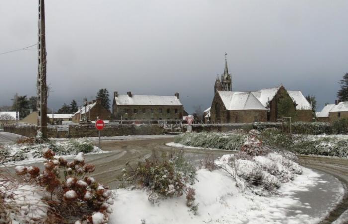 La pequeña ciudad de Côtes-d’Armor se despertó con 5 cm de nieve, pero puede contar con Bernard