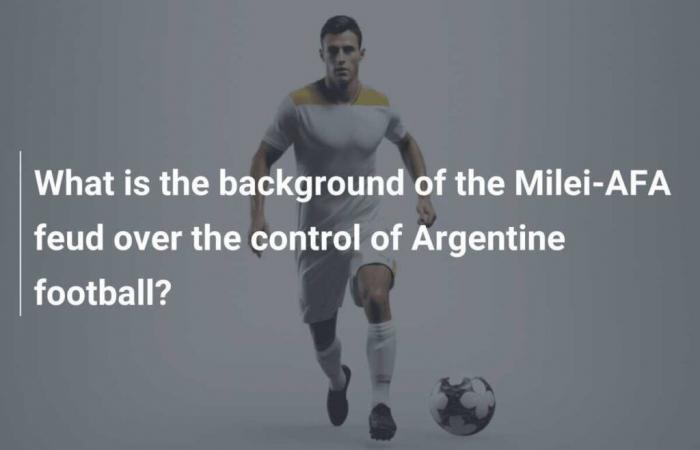 ¿Cuál es el contexto de la rivalidad entre Milei y la AFA por el control del fútbol argentino?