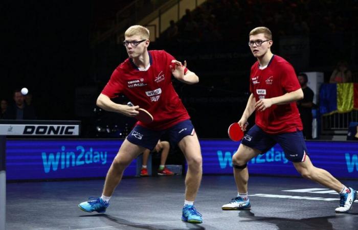 Finales de tenis de mesa WTT: los hermanos Lebrun contra Dorr-Bourrassaud, semifinal de dobles 100% Montpellier