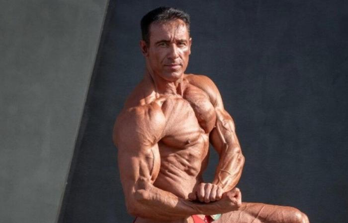 Bernard, trabajador ferroviario, subcampeón del mundo de culturismo