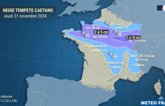 CÔTE-D’OR: Aviso naranja por nieve y hielo a partir de este jueves 21 de noviembre