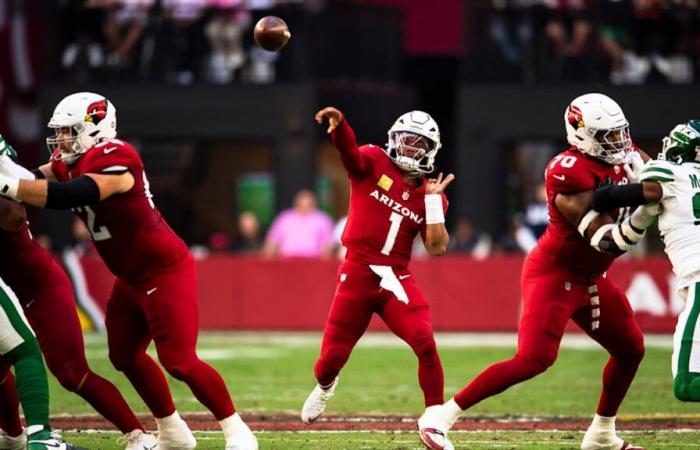 El QB de los Cardinals, Kyler Murray, ha hecho un buen trabajo protegiendo el balón y ha lanzado solo 3 intercepciones en 10 juegos.