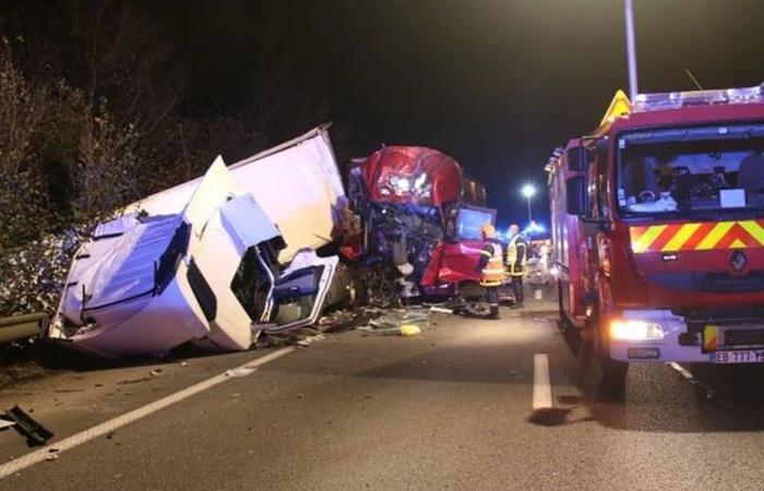 Tras una colisión entre dos camiones, la autopista A1 se detuvo durante decenas de kilómetros en dirección París-Lille