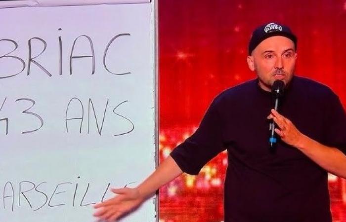 Briac, el comediante marsellés, gana 4 SÍ gracias a su humor único