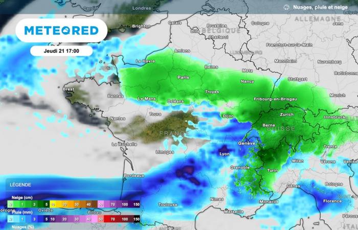 ¡Nuestros mapas confirman nevadas en Francia! ¿A qué hora nevará en tu zona?