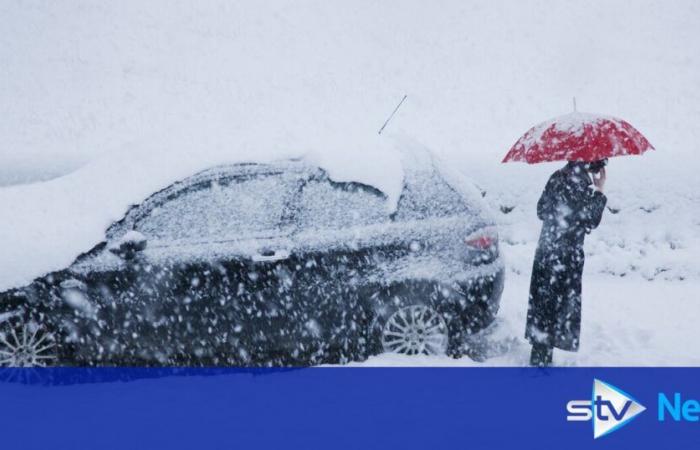 Alerta de nieve y hielo de Met Office en toda Escocia mientras la tormenta Bert traerá vientos de 70 mph