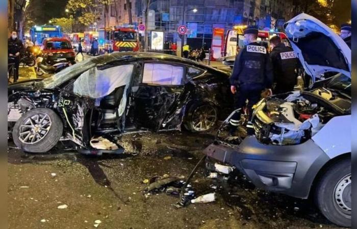 Terrible accidente mortal con un Tesla en París: el conductor incriminado, el fabricante inmovilizado