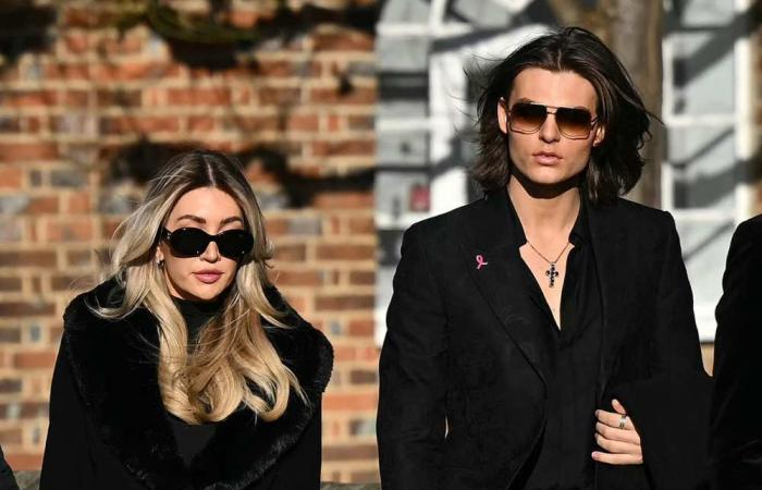 La novia de Liam Payne, Kate Cassidy, asiste a su funeral en Inglaterra