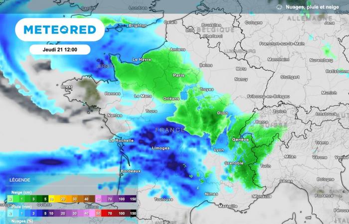 ¡Nuestros mapas confirman nevadas en Francia! ¿A qué hora nevará en tu zona?