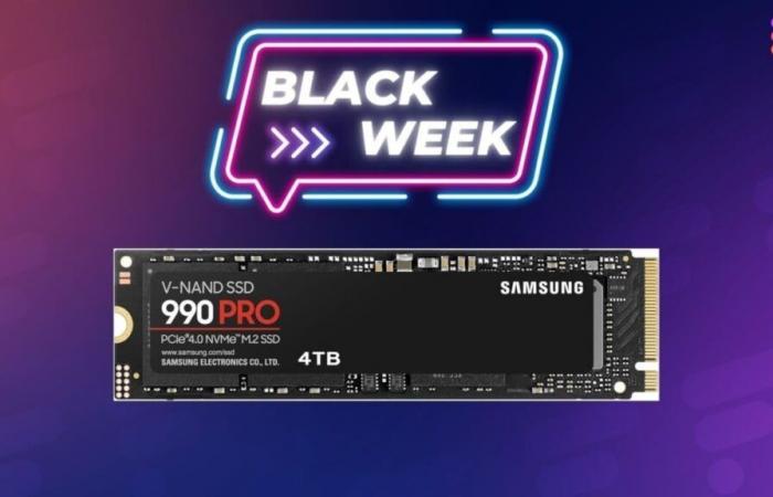 El precio de este SSD NVMe de 4 TB de alto rendimiento se desploma durante la semana del Black Friday