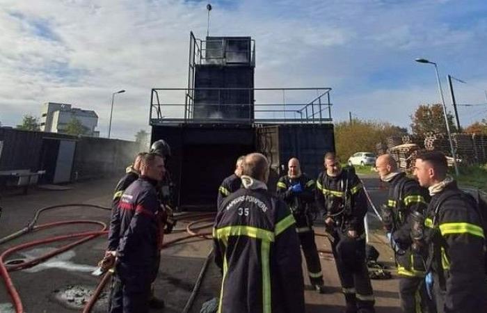 El personal del SDIS de Ille-et-Vilaine se reúne con sus homólogos del SDIS de las Ardenas para un intercambio de prácticas sobre la ventilación operativa en L’Hermitage