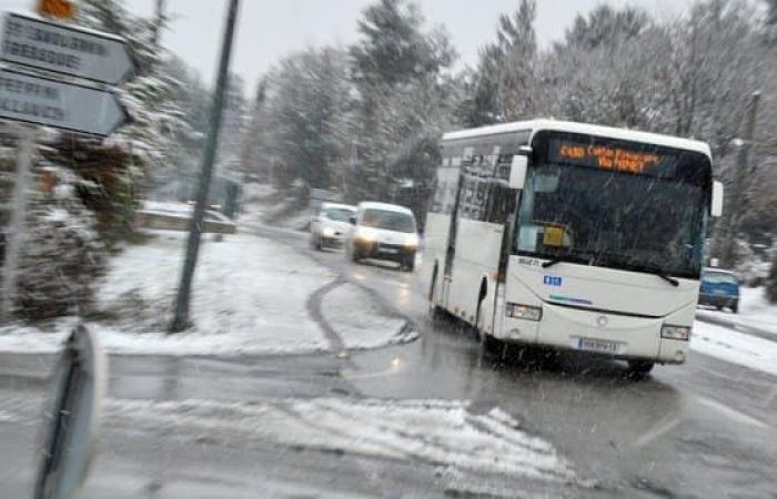 Transporte escolar prohibido a partir de este jueves por la noche; se esperan heladas durante la noche