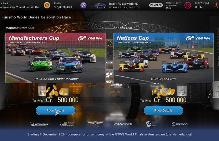 La actualización 1.54 de Gran Turismo 7 agrega 5 autos nuevos, un menú Café y carreras de Circuitos Mundiales, así como una actualización de GT Sophy AI.